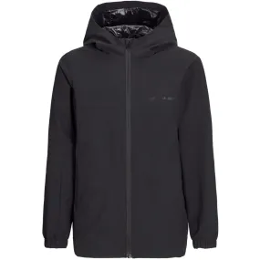 High Collar Style Jack & Jones Junior Black Vesterbro Hood Jacket