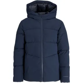 Jack & Jones Junior Sky Captain Jjglobal Puffer Jacket Mni Stretch Panels Secure Chest Pocket