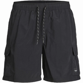 Jack & Jones Junior Black Jpstmaui Jjcargo Swim Akm Jnr Reusable Packaging Option UV Protection Fabric