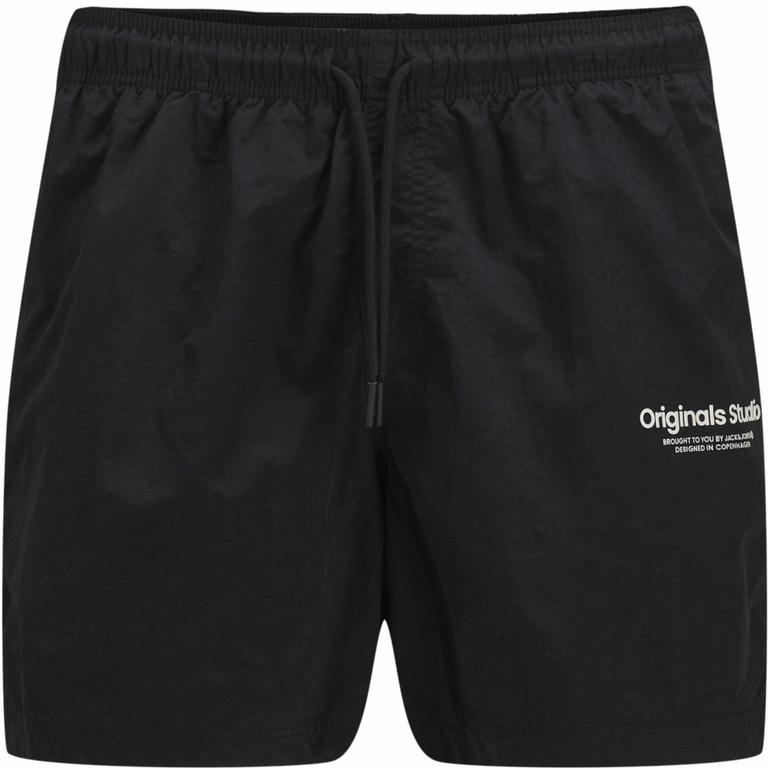 Jack & Jones Junior Black Maui Swim Shorts Vesterbro Dynamic Tension Control Mesh-Panels