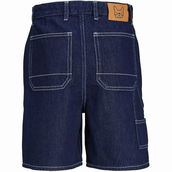 Jack & Jones Junior Blue Denim Tony Carpenter Shorts 940 Sun Protection Contoured Cuff Design