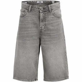 Jack & Jones Junior Grey Denim Iron Original Shorts Sq 204 custom-made