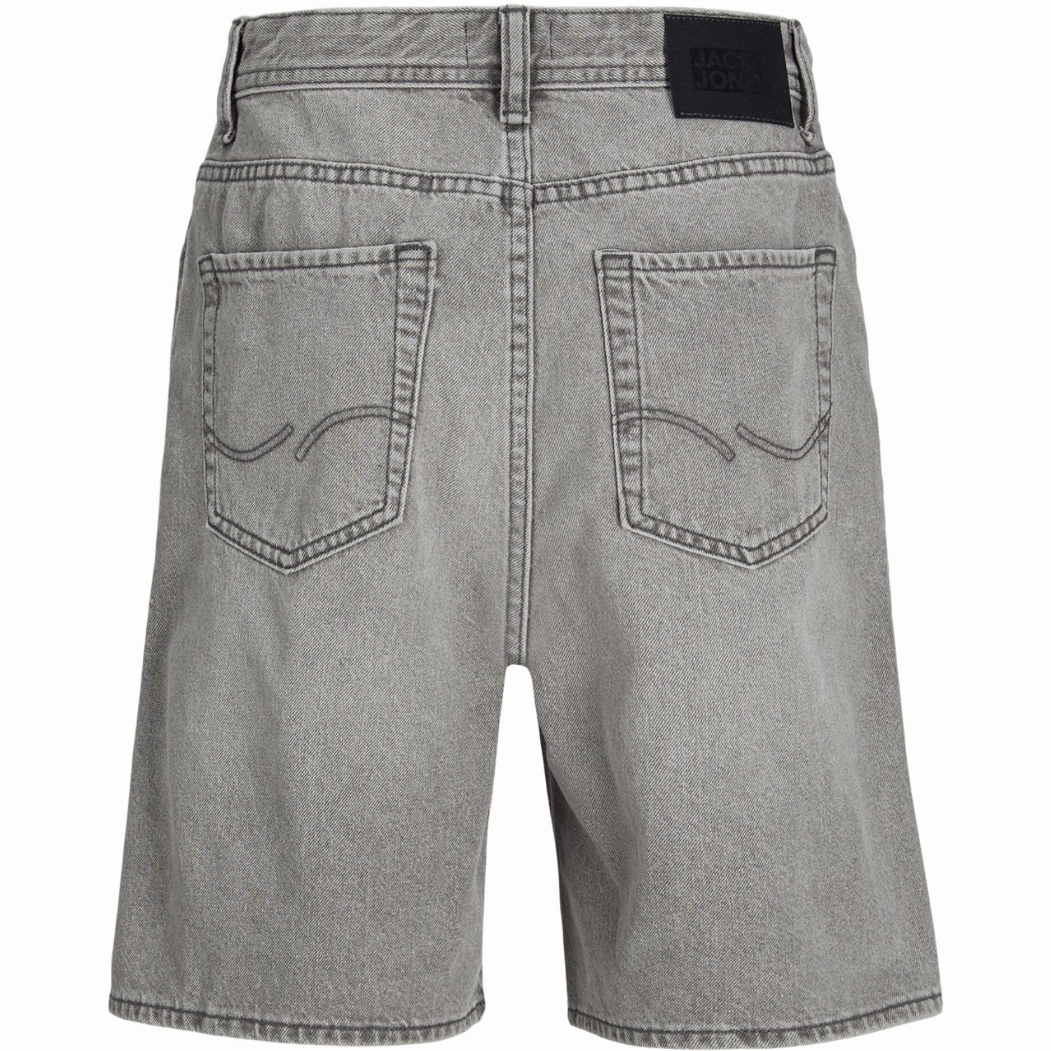 Jack & Jones Junior Grey Denim Tony Original Shorts Mf 928 Durable Material Flatlock stitching