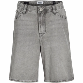Jack & Jones Junior Grey Denim Tony Original Shorts Mf 928 hiking apparel Stretchable Material