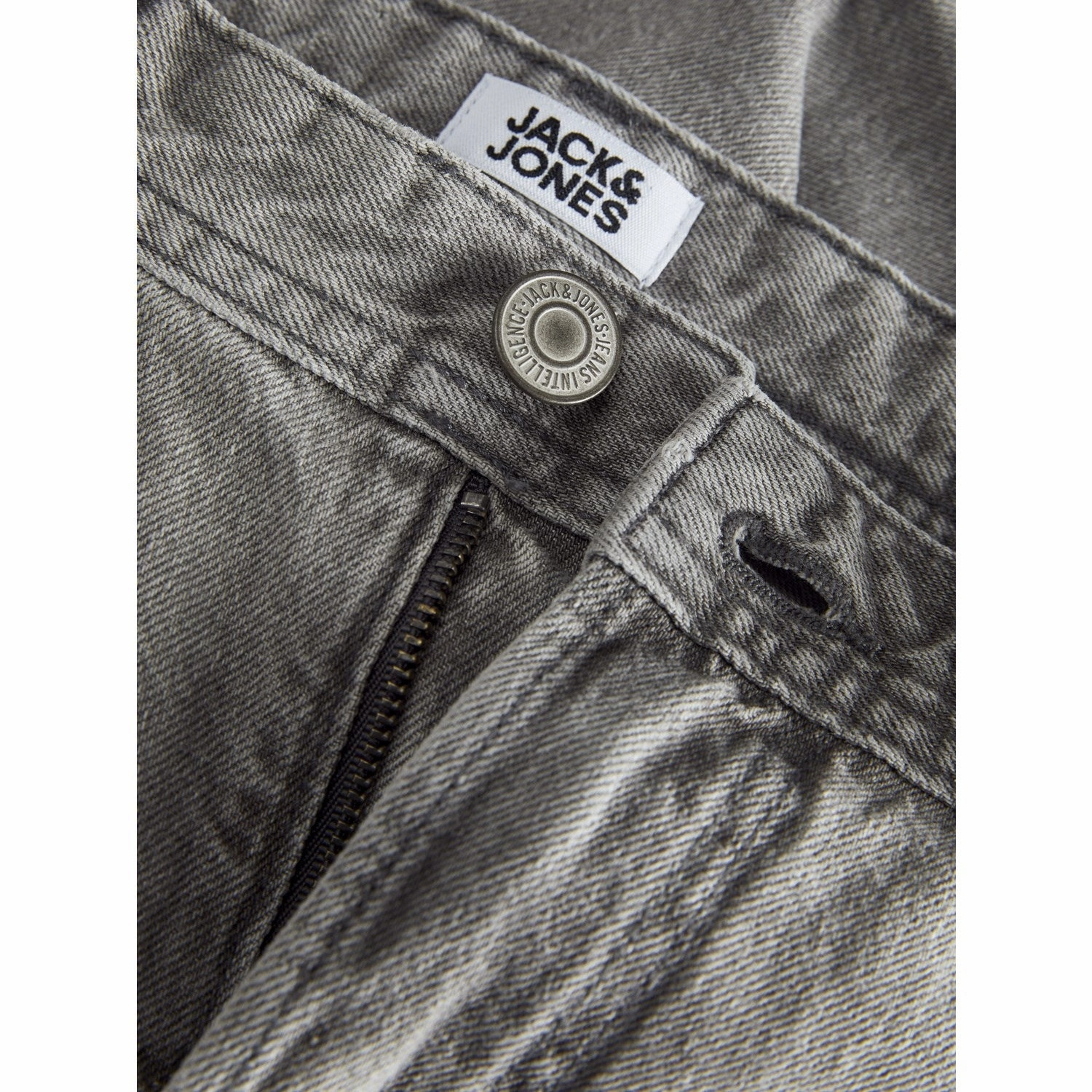 Ergonomic Curved Seams Jack & Jones Junior Grey Denim Tony Original Shorts Mf 928