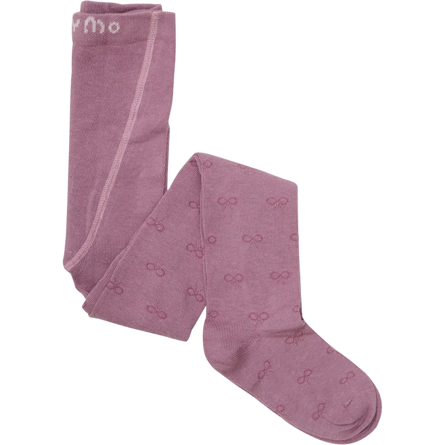 Minymo Mauve Orchid 2-Pack Stockings W. Pattern Gift Sports-uniform