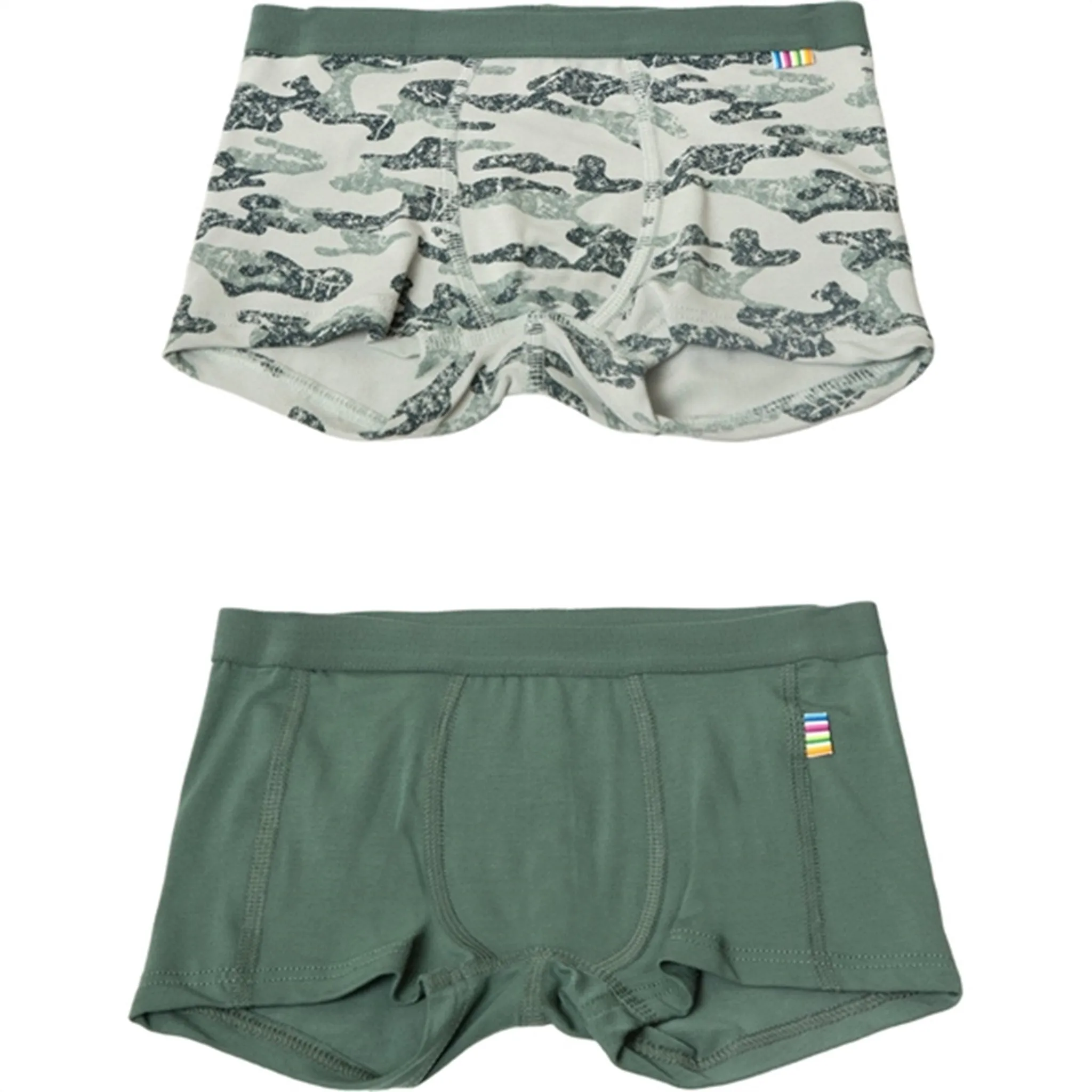 Ultra Thin Joha Bamboo Green AOP Boxershorts 2-Pack