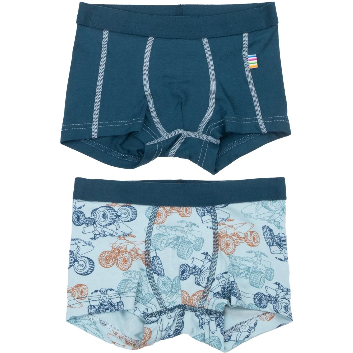 Unseen Layer Work Comfort Joha Blue Boxer Shorts 2-Pack