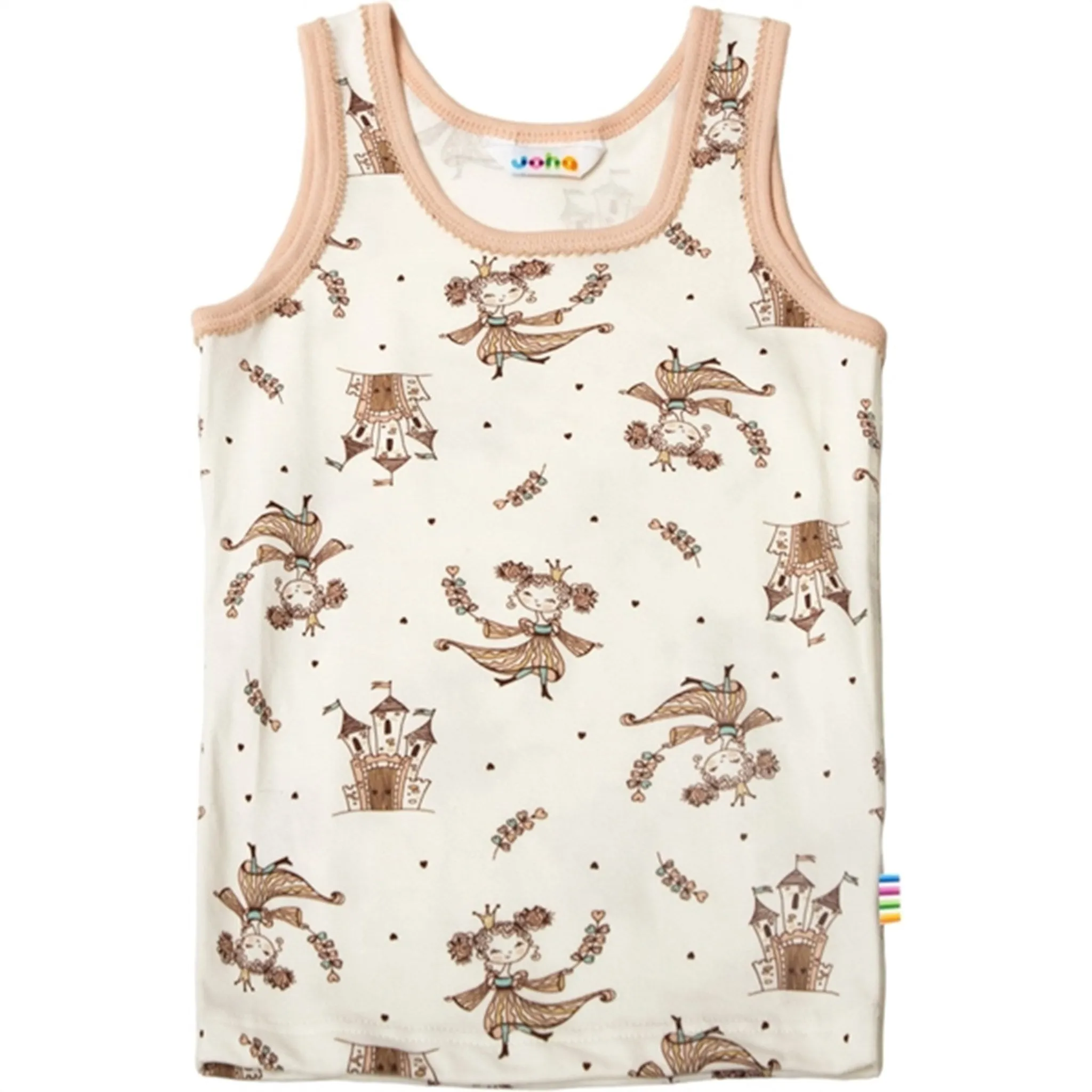 Joha Cotton Off White Undershirt Better polka dotted