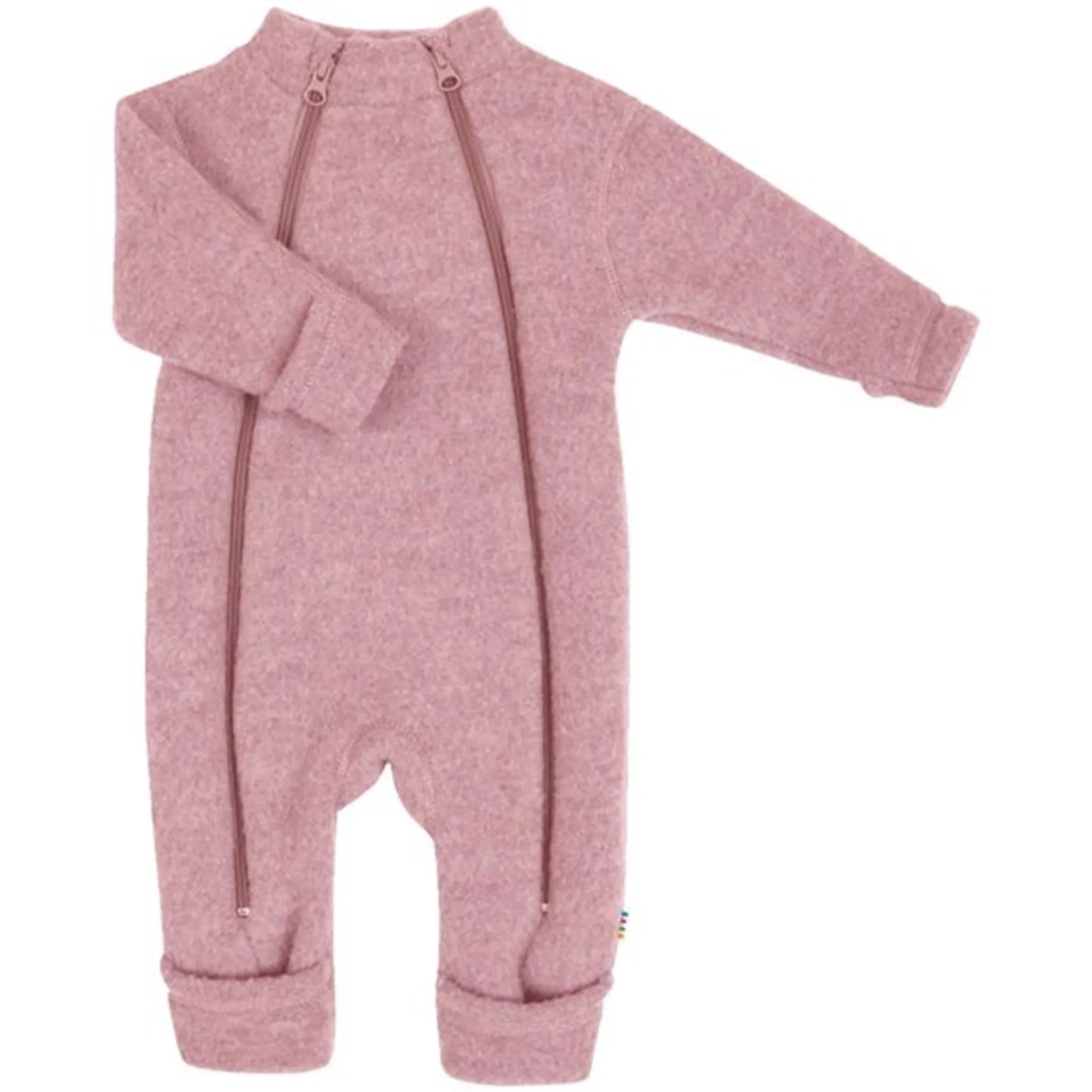 Boxy-Style Joha Old Rose Wool Jumpsuit 2 in 1