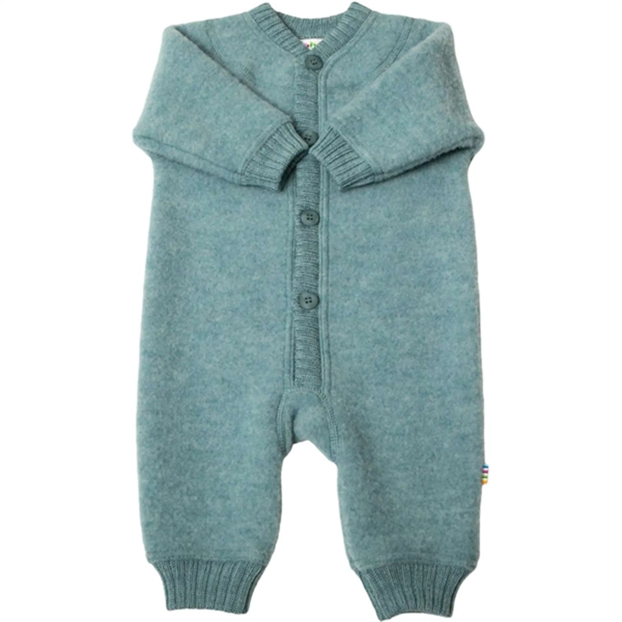 Must-have Casual-Look Joha Wool Aqua Melange Overalls