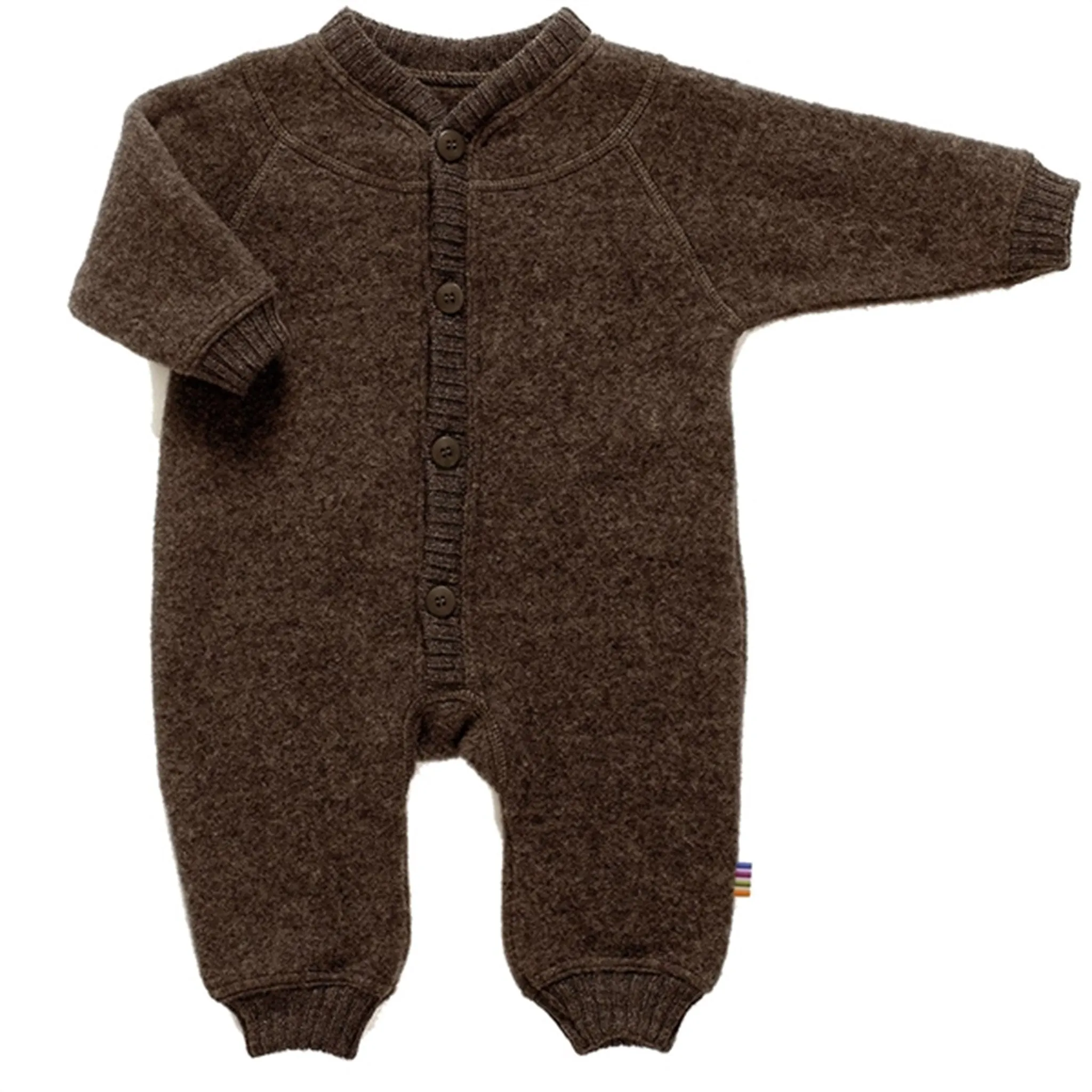 Half-Placket Joha Wool Dark Bark Overalls