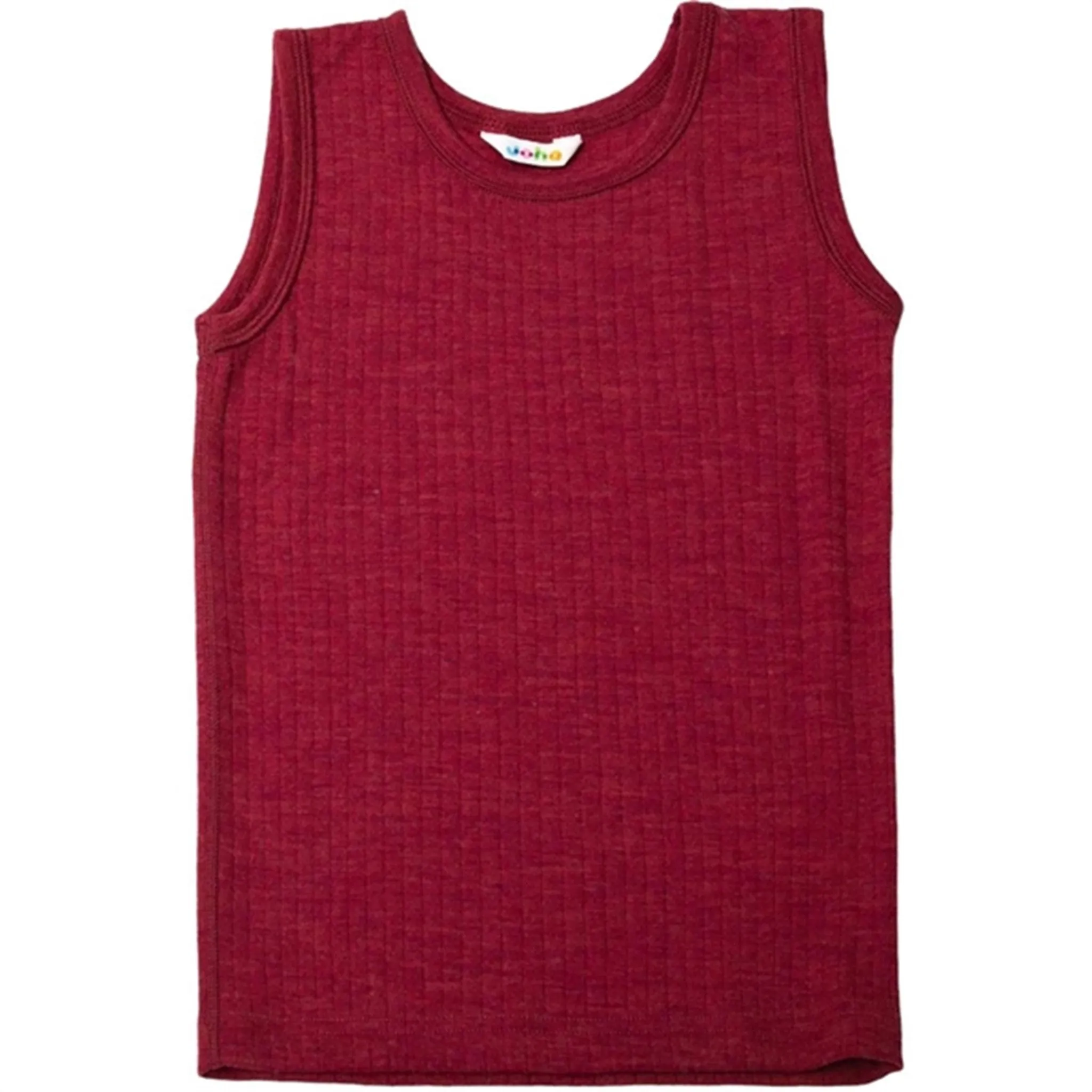 Ultra Thin Layers ideal for relaxation Joha Wool Fuchsia Melange Undershirt