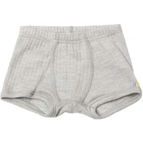 Joha Wool Silver Melange Boxershorts light feel