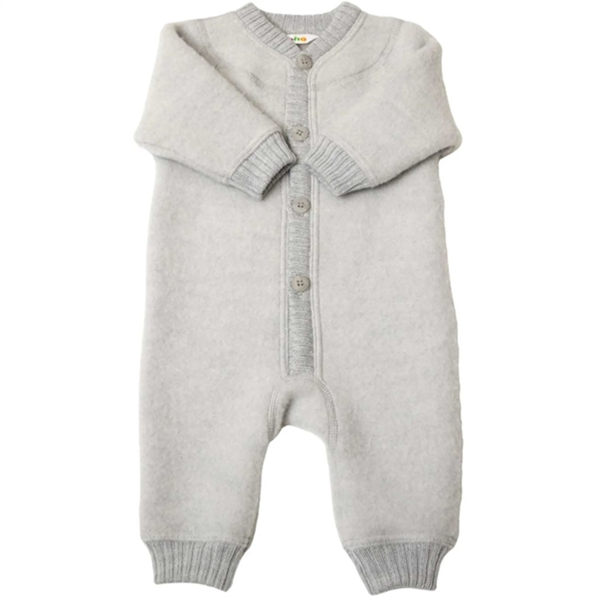 Joha Wool Silver Melange Overalls Lightweight