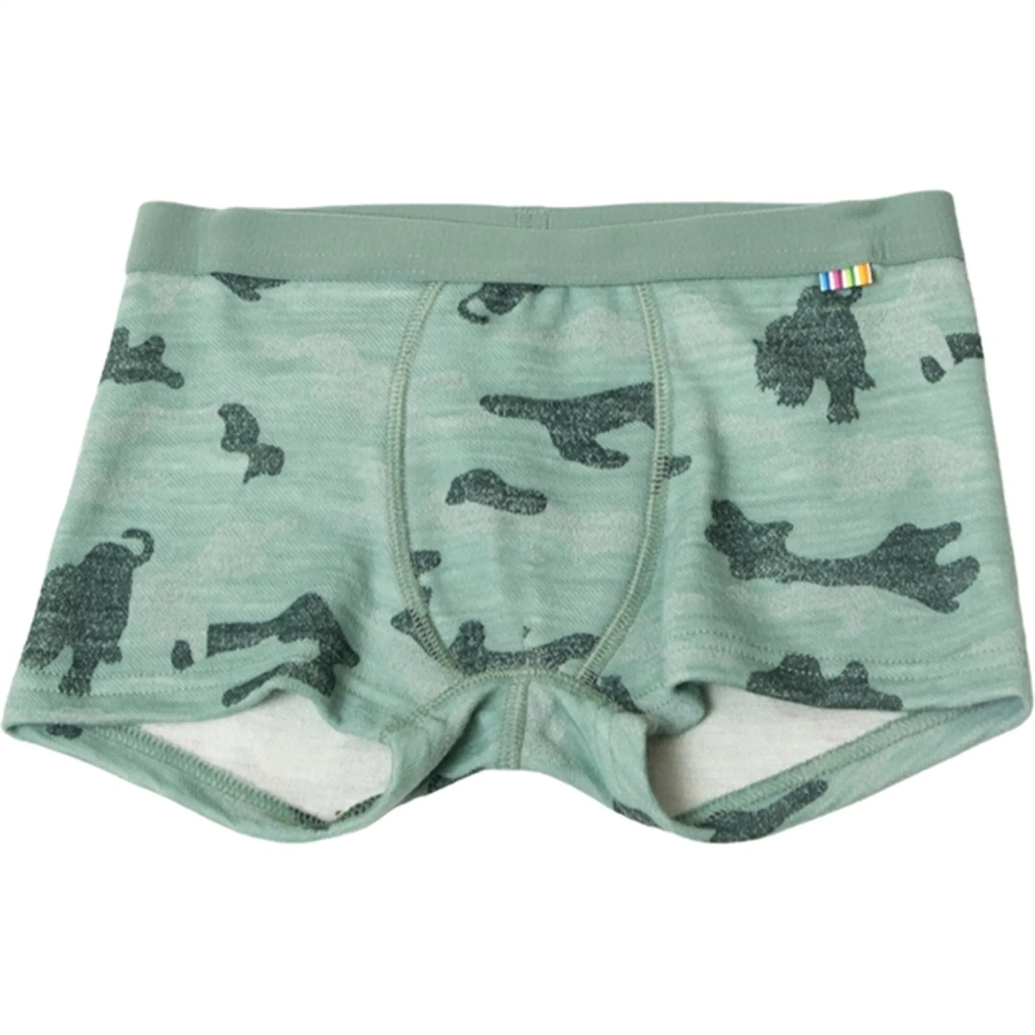 Sporty Comfort High Comfort Joha Wool/Cotton Green AOP Boxer shorts