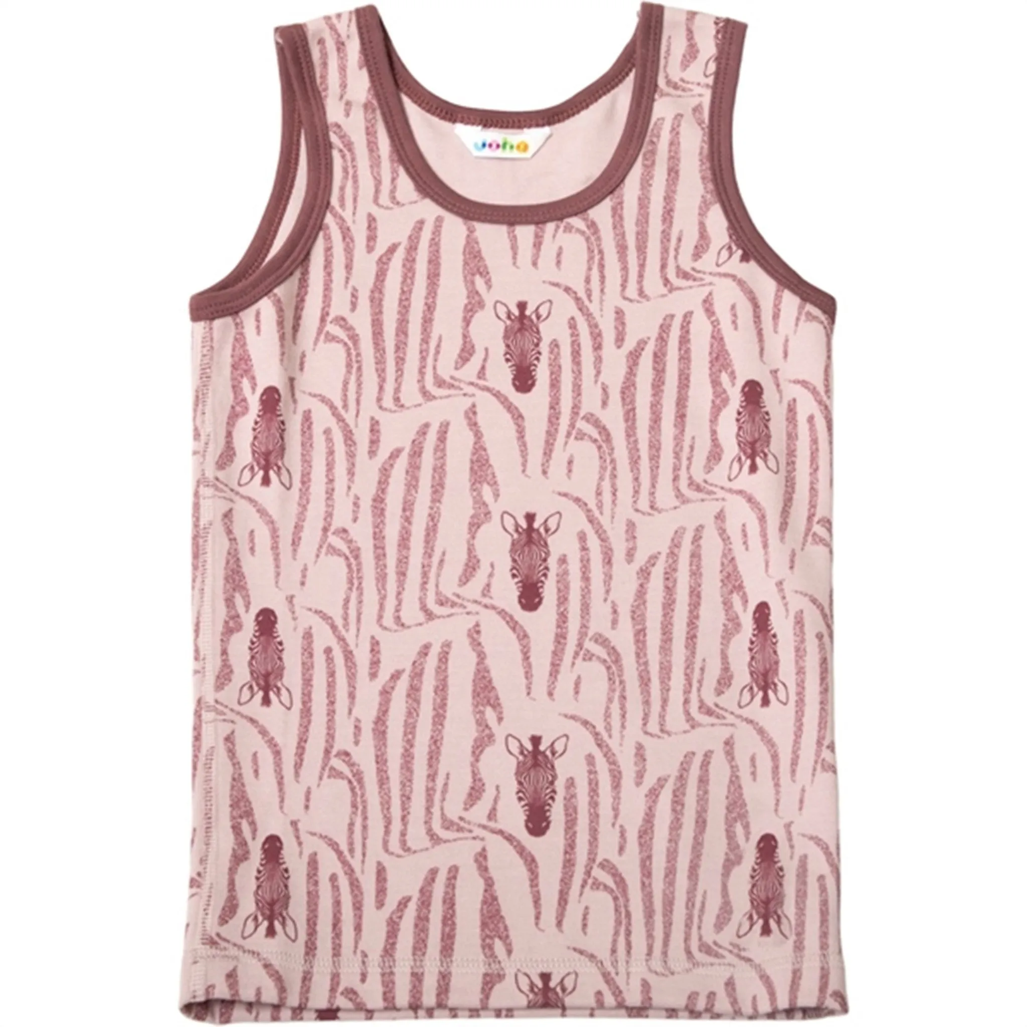 Joha Wool/Cotton Rose AOP Undershirt irregular wear phase