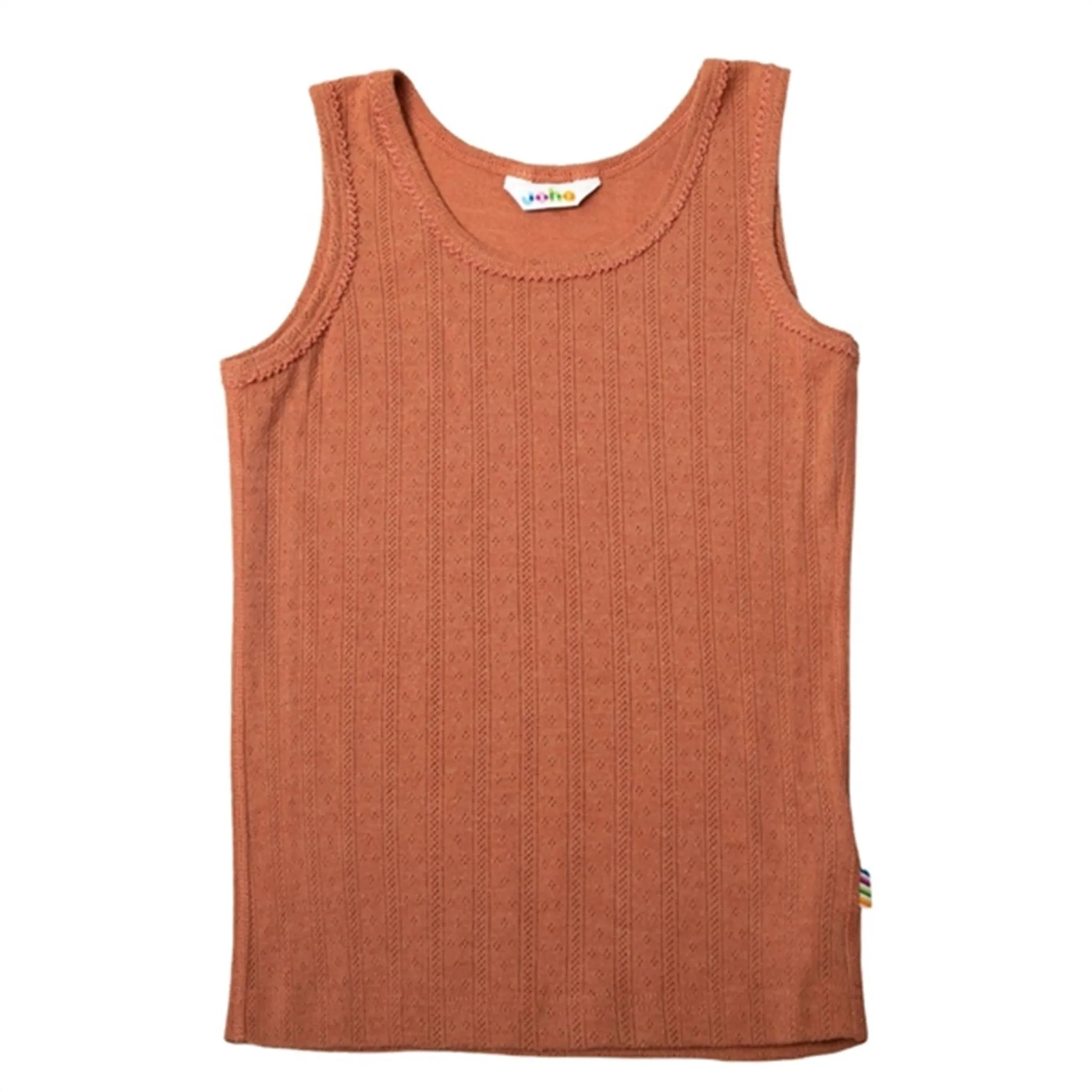 Joha Wool/Silk Orange Undershirt suitable for formal wear