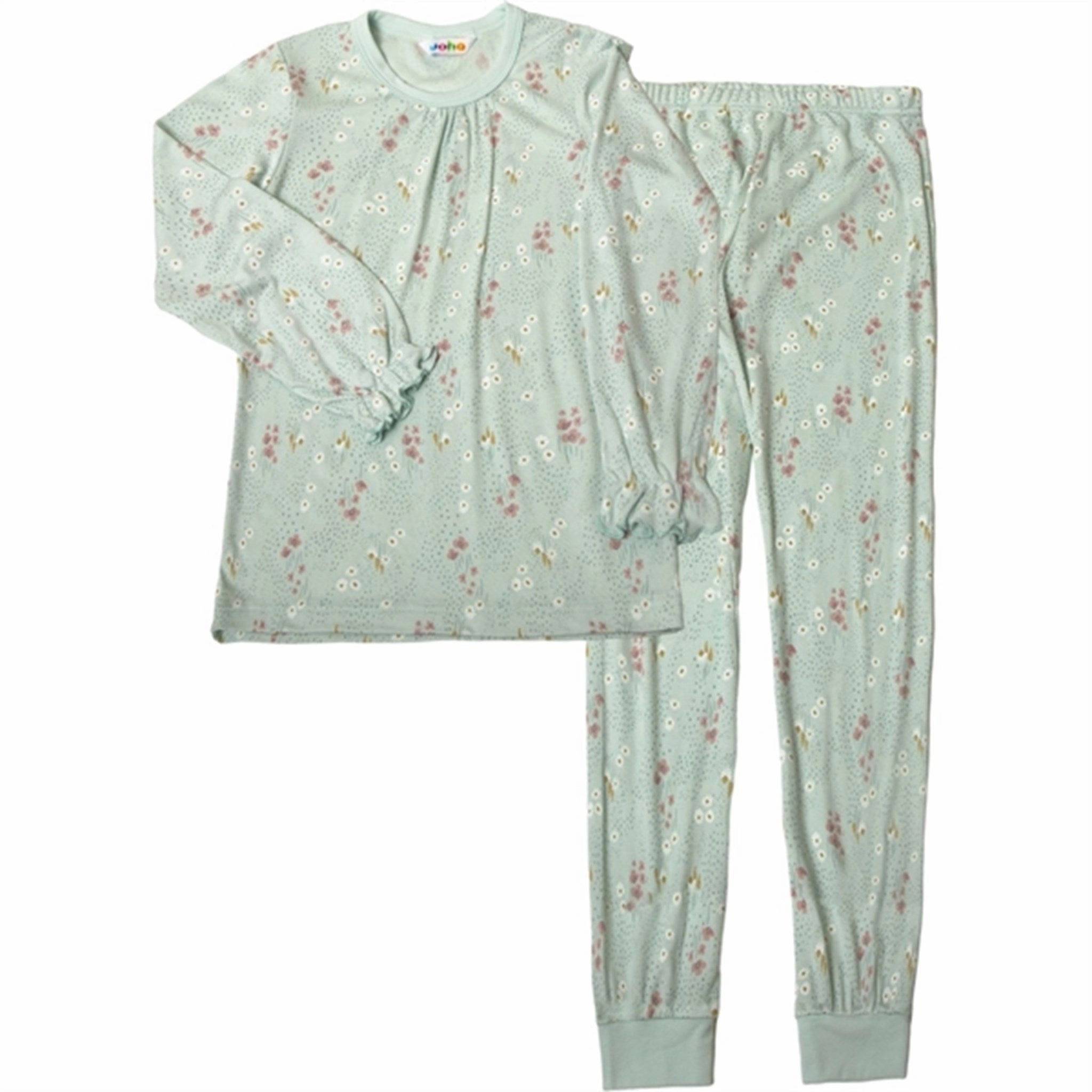 Joha Bamboo Mint AOP Pyjamas Wind Down Gear Daily Wear