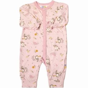 Joha Bamboo Pink AOP Nightsuit Classic Vivid