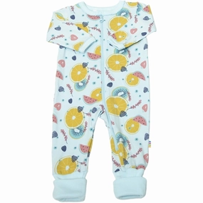 Joha Cotton Blue Night Suit with 2 in 1 Foot Dance Athlete