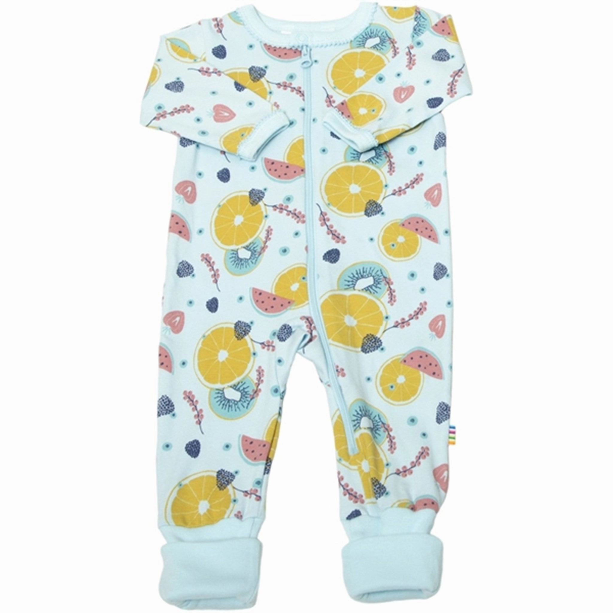 Joha Cotton Blue Night Suit with 2 in 1 Foot Dance Athlete