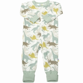 Durable Teen Joha Cotton Green Night Suit with 2 in 1 Foot