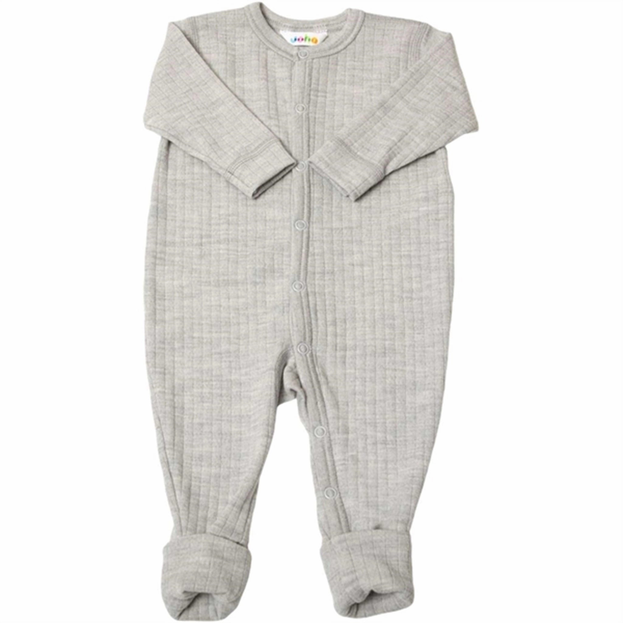 Joha Uld Silver Melange Nightsuit Casual Worker Beach Retro