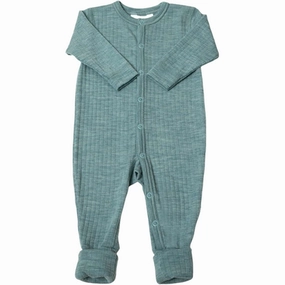 Joha Wool Aqua Melange Nightsuit Club Versatile