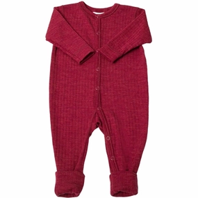 Joha Wool Fuchsia Melange Nightsuit Music Premium Comfy Elegant