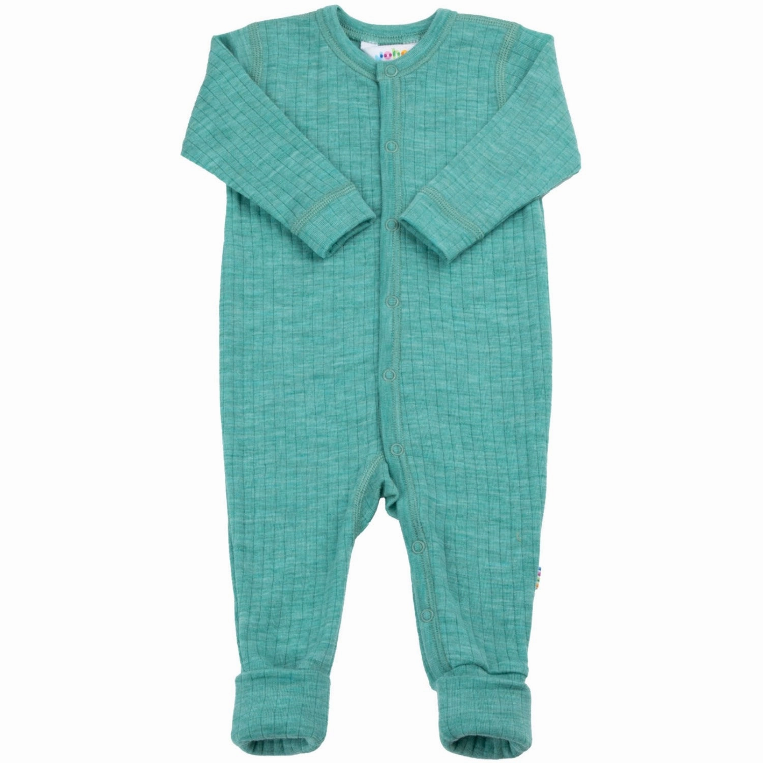 Joha Wool Green Nightsuit 2in1 Foot Basic Quiet Time