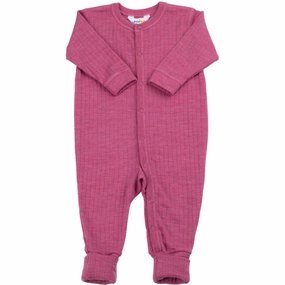 Joha Wool Pink Nightsuit 2i1 Fod Basic Weekend Ready Loose Comfort