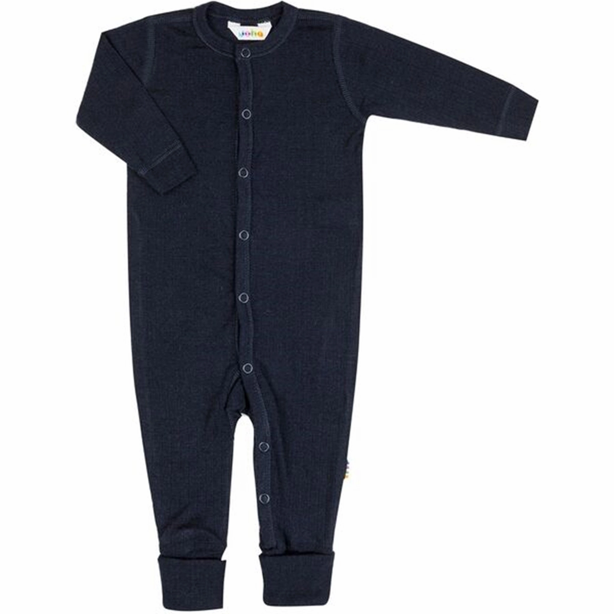 Any Season Joha Wool Rib Marine Nightsuit 2in1