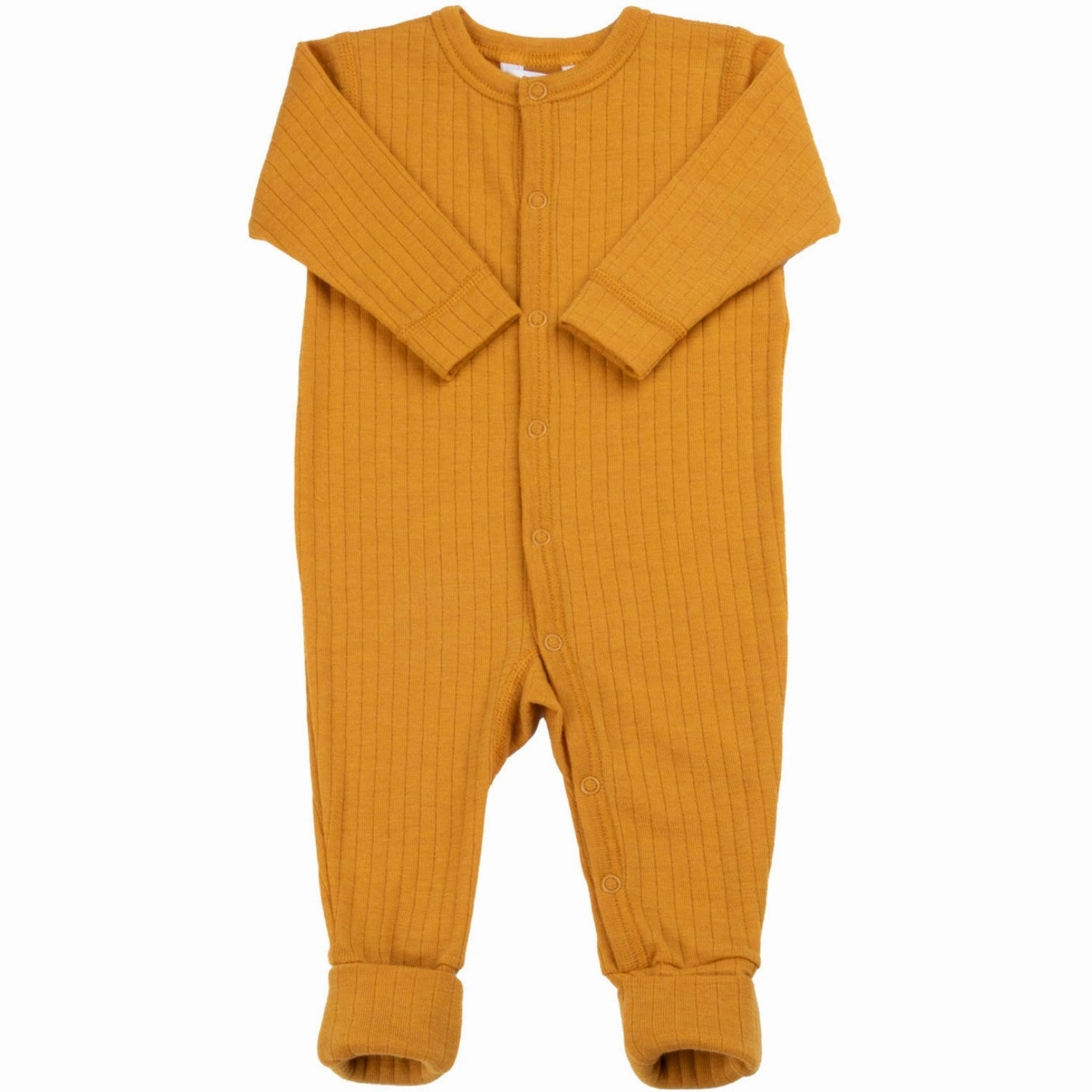 Joha Wool Yellow Nightsuit 2in1 Foot Basic Fade Resistant Dye Stay Cool