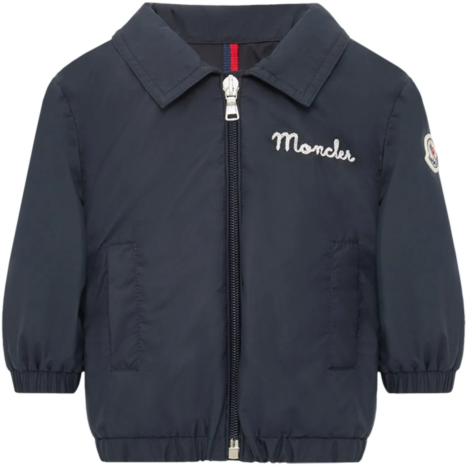 Moncler Dark Blue Brendann Shirt Jacket Warning travel use