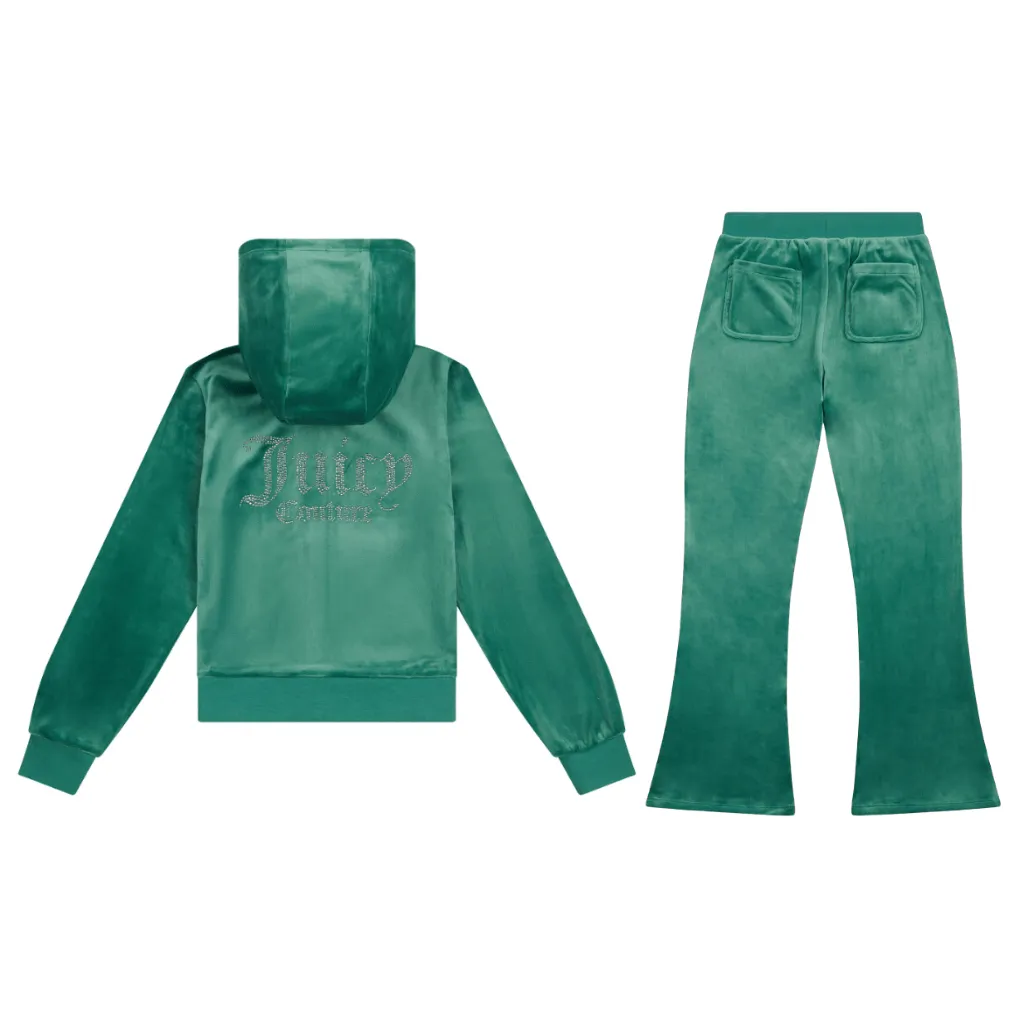 Juicy Couture Diam FZ BC Tracksuit Junior Charm