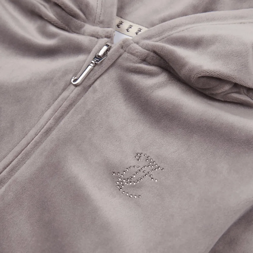 Suede OdorResistant Fabric Juicy Couture Diam FZ BC Tracksuit Junior