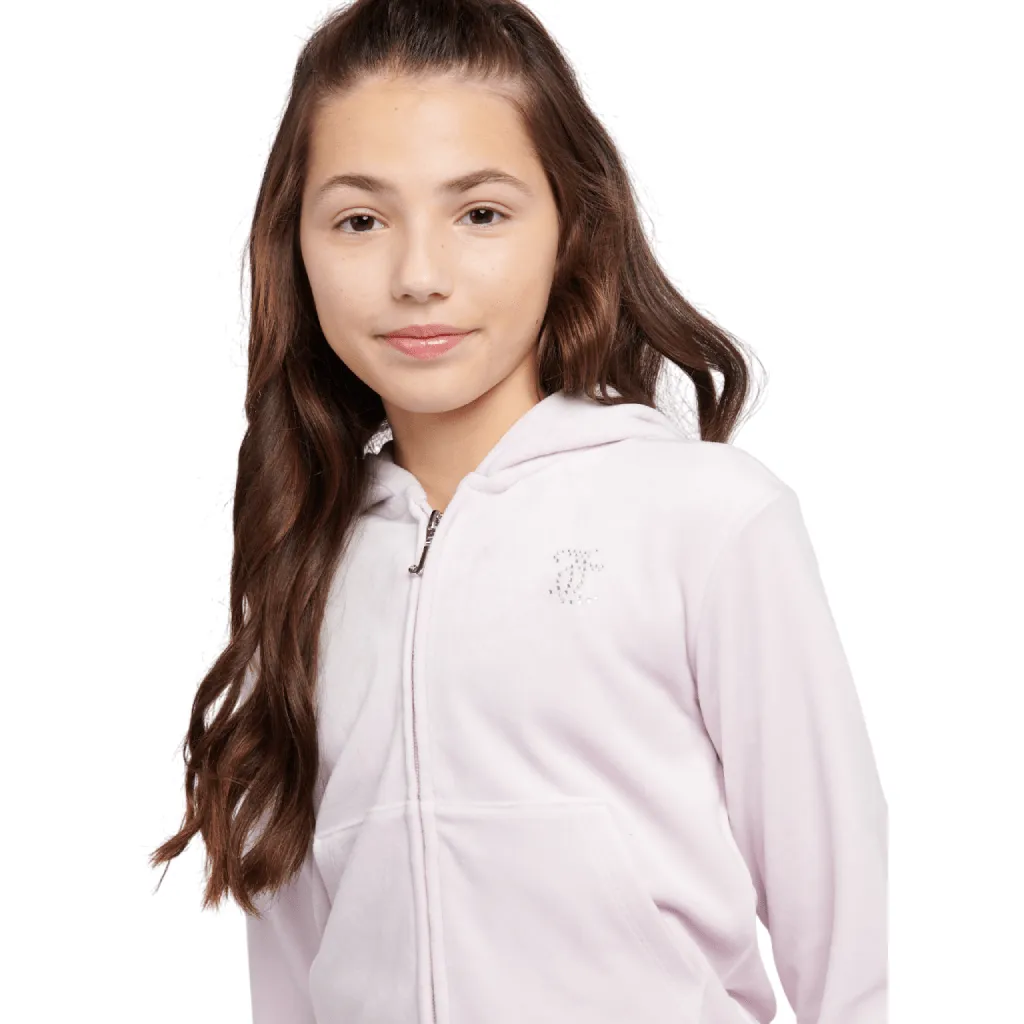 Juicy Couture Diamante BC Tracksuit Junior Faux Fur