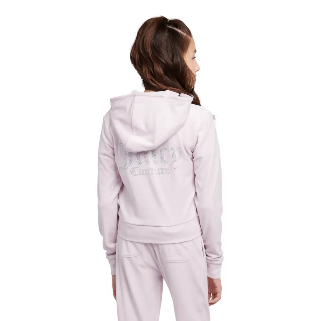 Linen floral Juicy Couture Diamante BC Tracksuit Junior