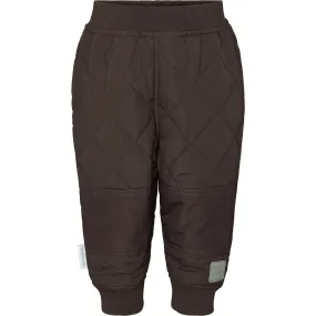 Vintage-Inspired Machine-washable MarMar Thermo Quilt Bitter Chocolate Odin Pants