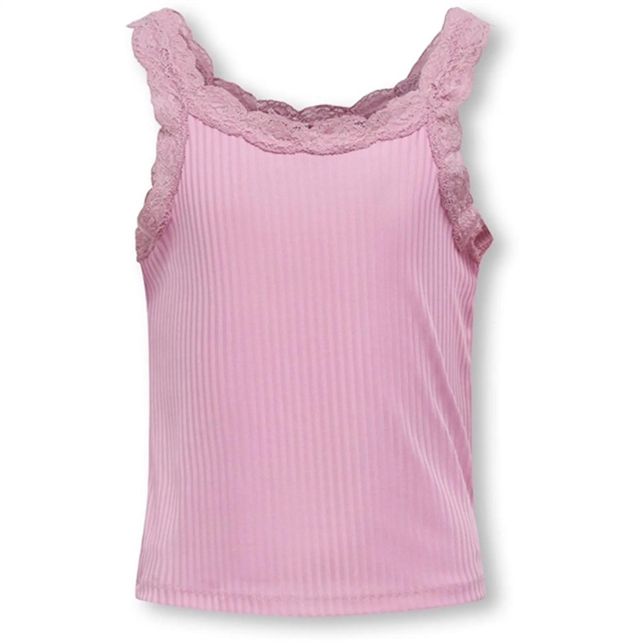 Kids ONLY Begonia Pink Mila Lace Top Moisture Wicking Material