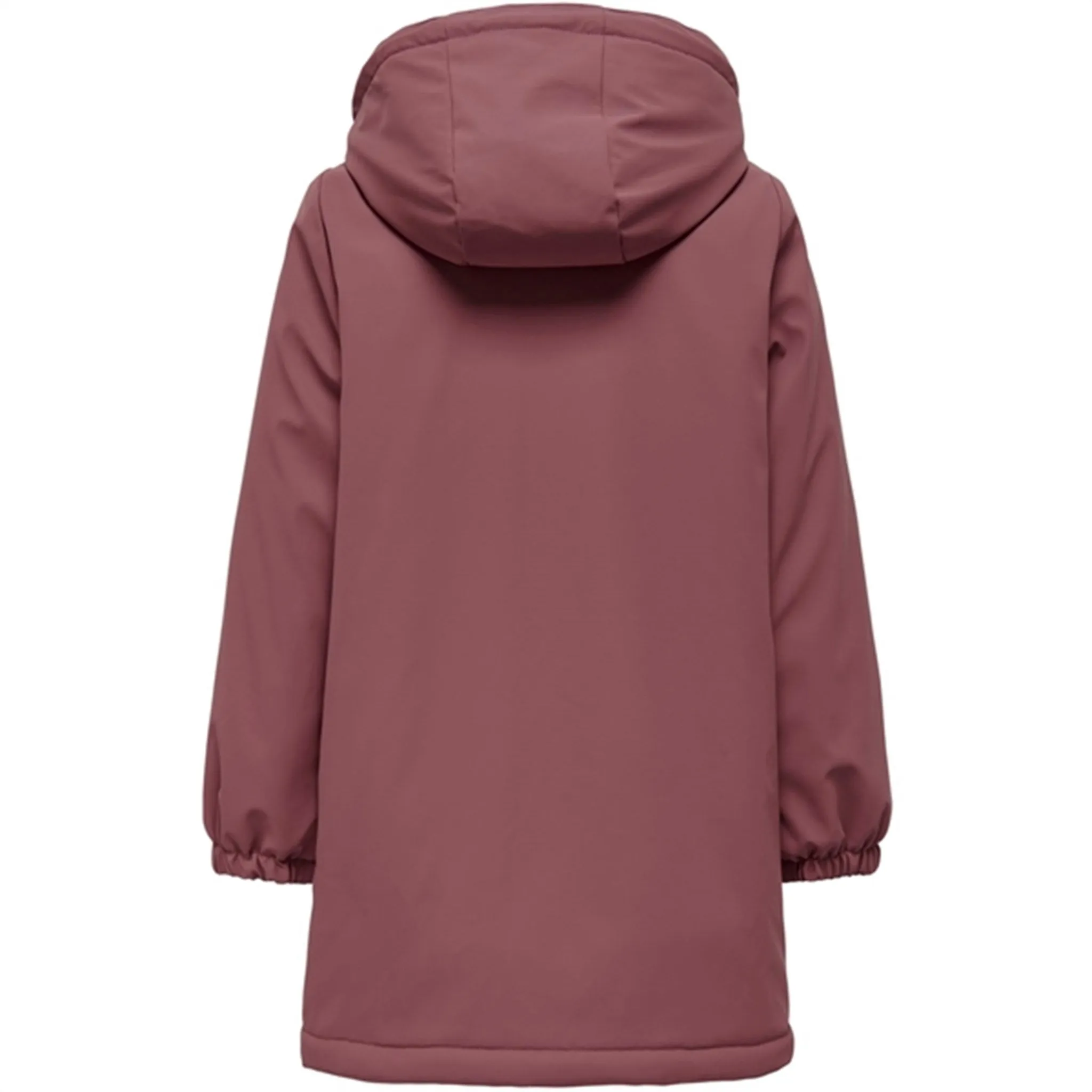 kids only Rose Brown Black Sherpa Newsally Hooded Raincoat Wind Defense Sport Layer