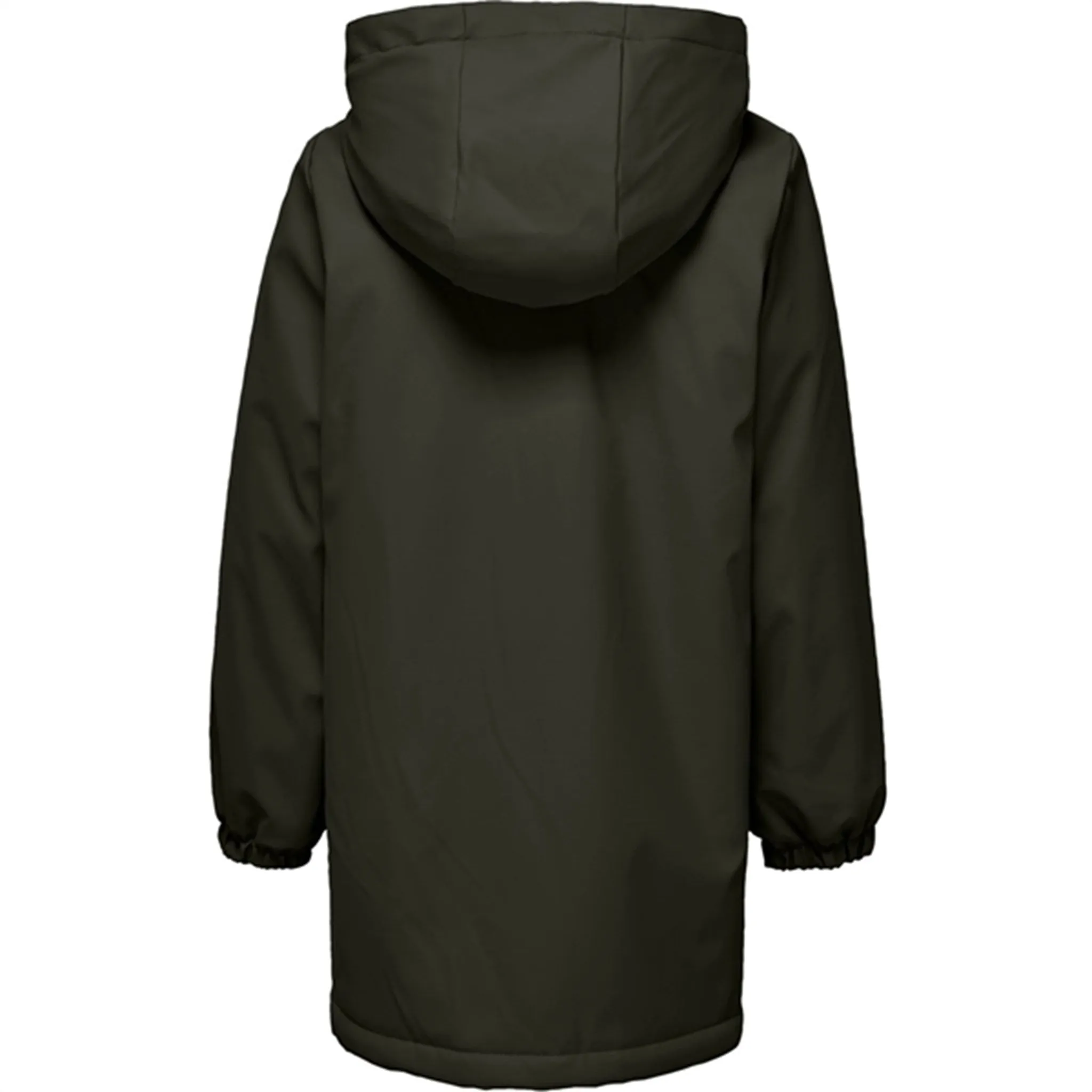 kids only Rosin Black Sherpa Newsally Hooded Raincoat Sport Look Protective Layer