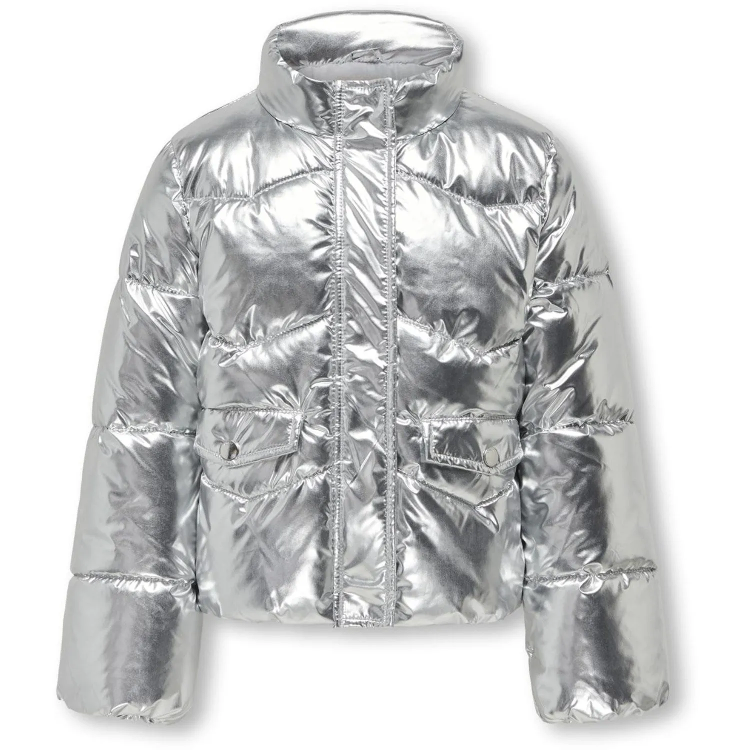 Calendar kids ONLY Silver Pearl Puffer Jacket