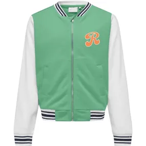 Zippered Closure Graphic Kids ONLY Spring Bouquet Rebel Connie Marais Bomber Jacket