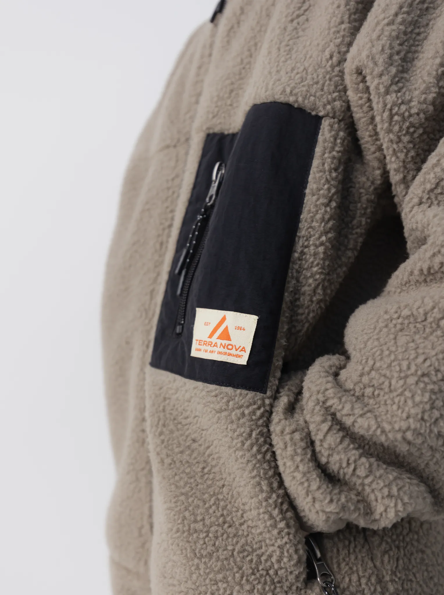 Kids Terra Sherpa Jacket Rubberized Cuffs