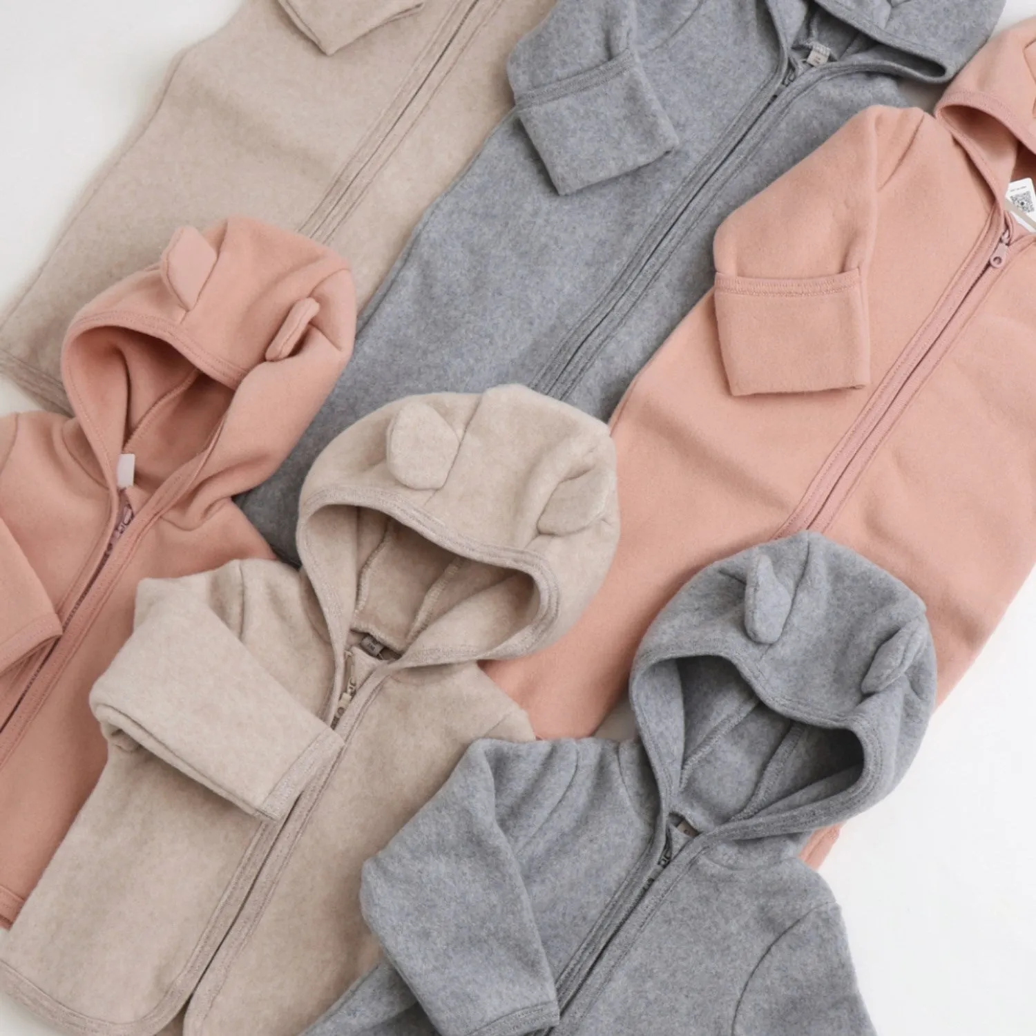 snowy Huttelihut Mahogany Rose Jacket Ears Cotton Fleece