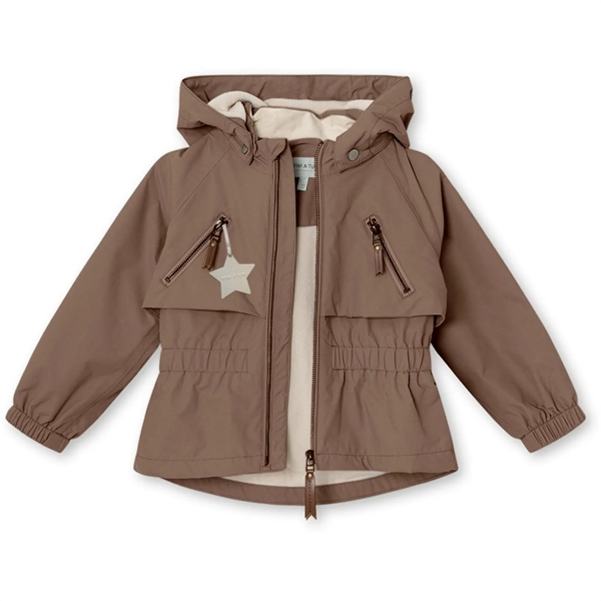 MINI A TURE Algea Spring Jacket With Fleece Lining Brownie suitable for offline stores Warm Thinsulate