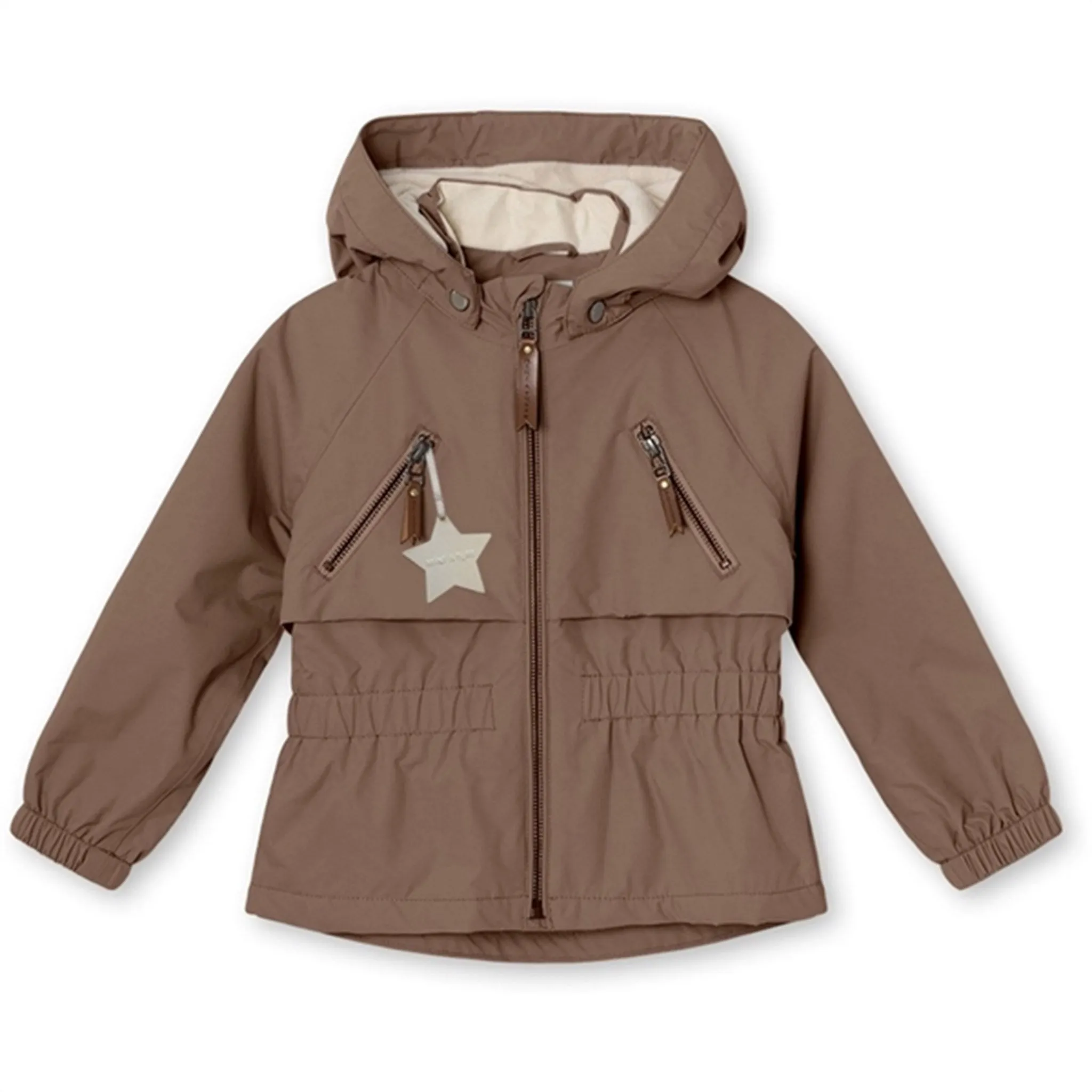 Publish MINI A TURE Algea Spring Jacket With Fleece Lining Brownie