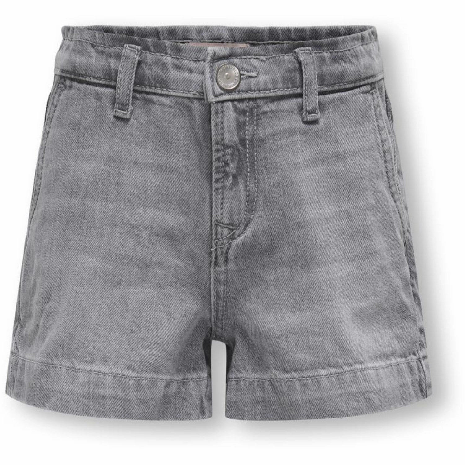 kids ONLY Medium Grey Denim Comet Wide Shorts Denim Mat624 Noos Walk Easy Compression Lining